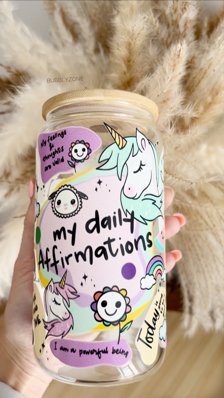 My Daily Affirmation 16oz Libby Cup