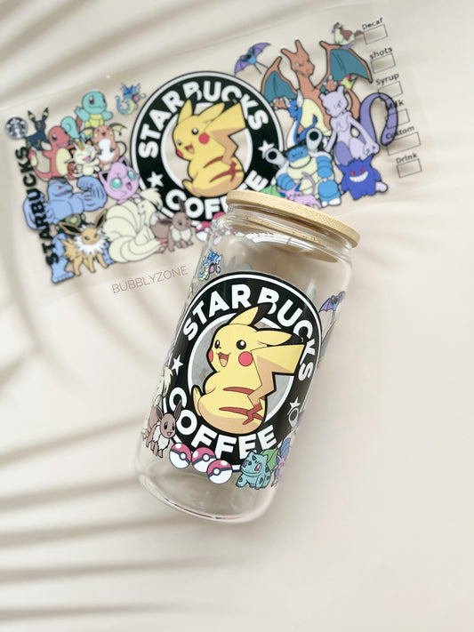 Pokemon Starbucks 16oz Libby Cup