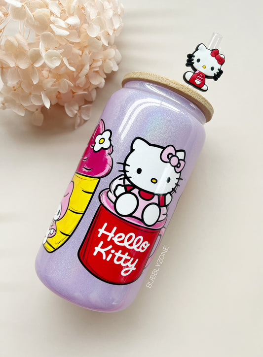 Kawaii Hello Kitty and Friends 16oz Shimmer Libby Cup