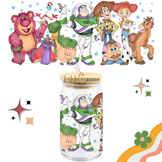 Andy and Toy Story Friends UV DTF Wrap