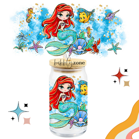 Disney Princess Ariel UV DTF Wrap