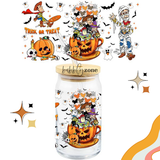 Trick or Treat Andy and Friends UV DTF Wrap