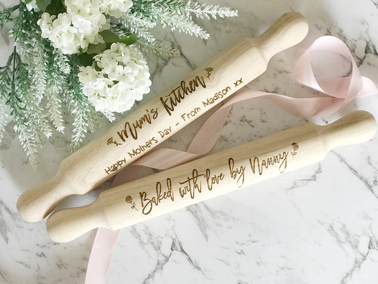 Personalised Engraved Rolling Pin