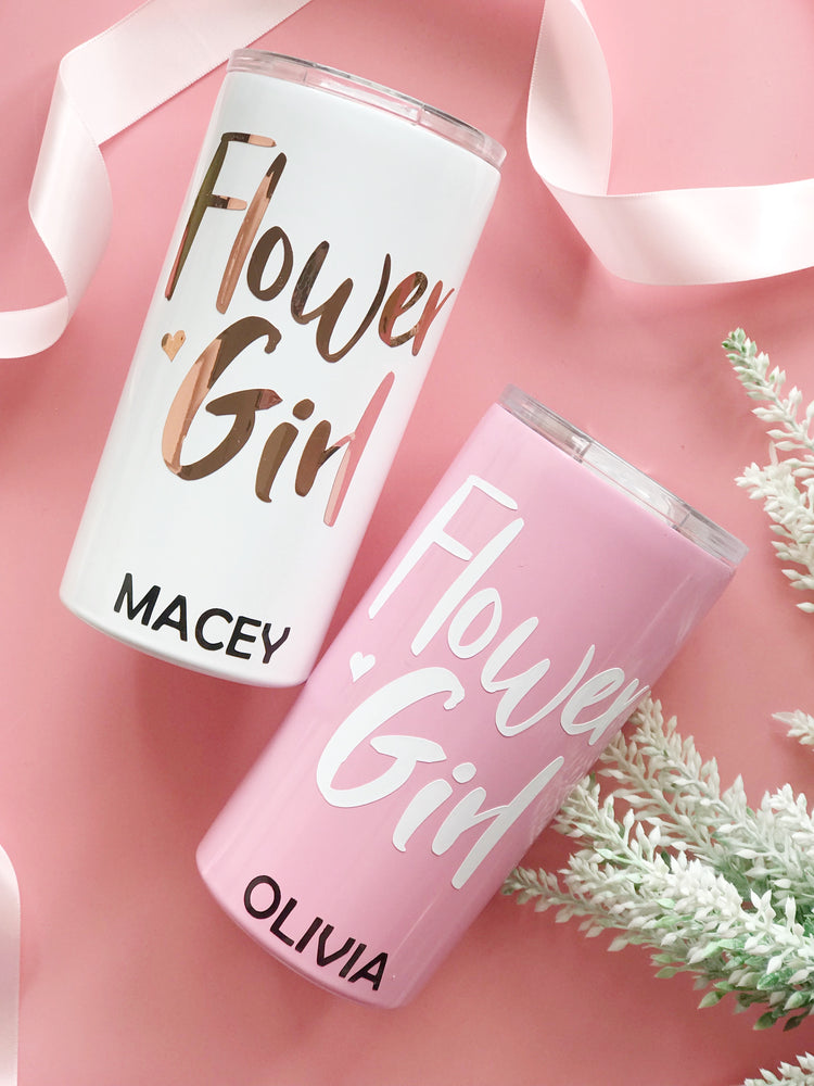 Personalised Flower Girl Tumbler