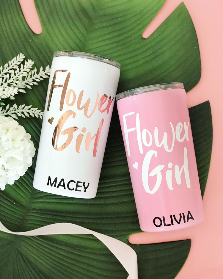 Personalised Flower Girl Tumbler