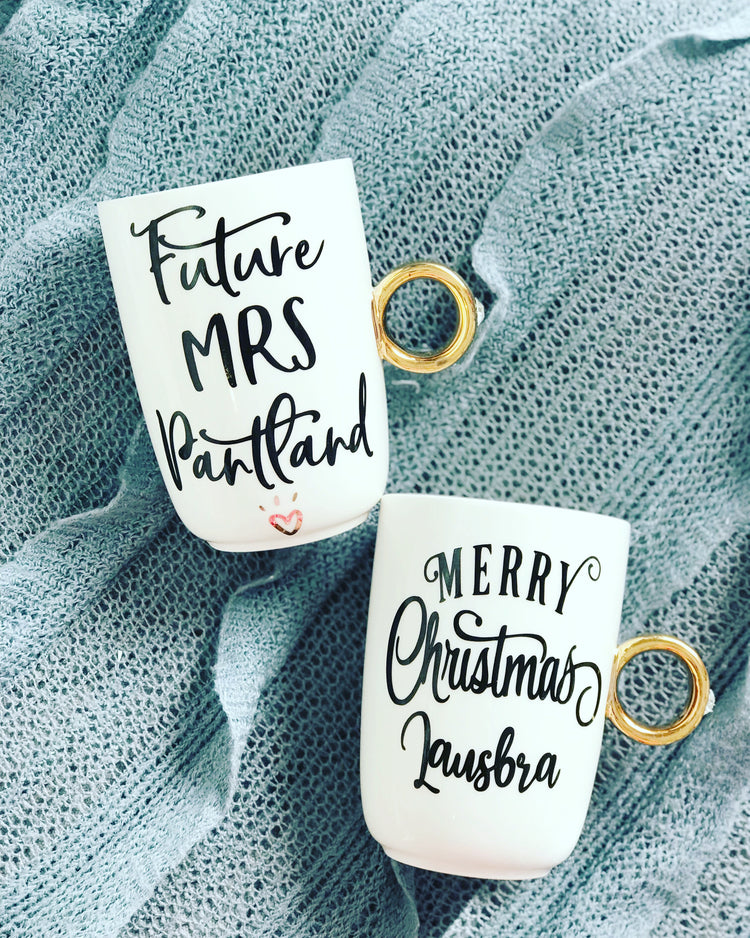 Personalised Wedding/ Engagement Ring Cup