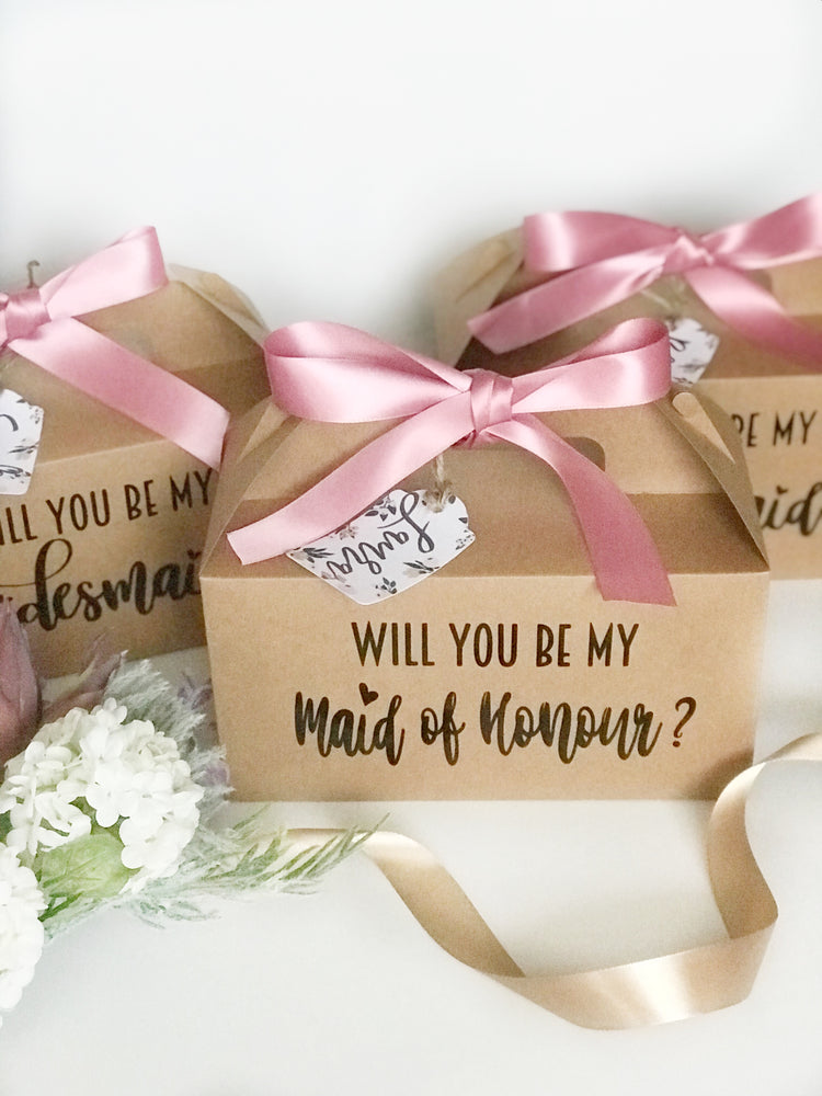 Will You Be My Bridesmaid Gift Box - Box Only