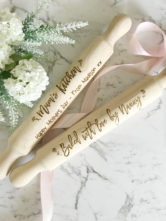 Personalised Engraved Rolling Pin