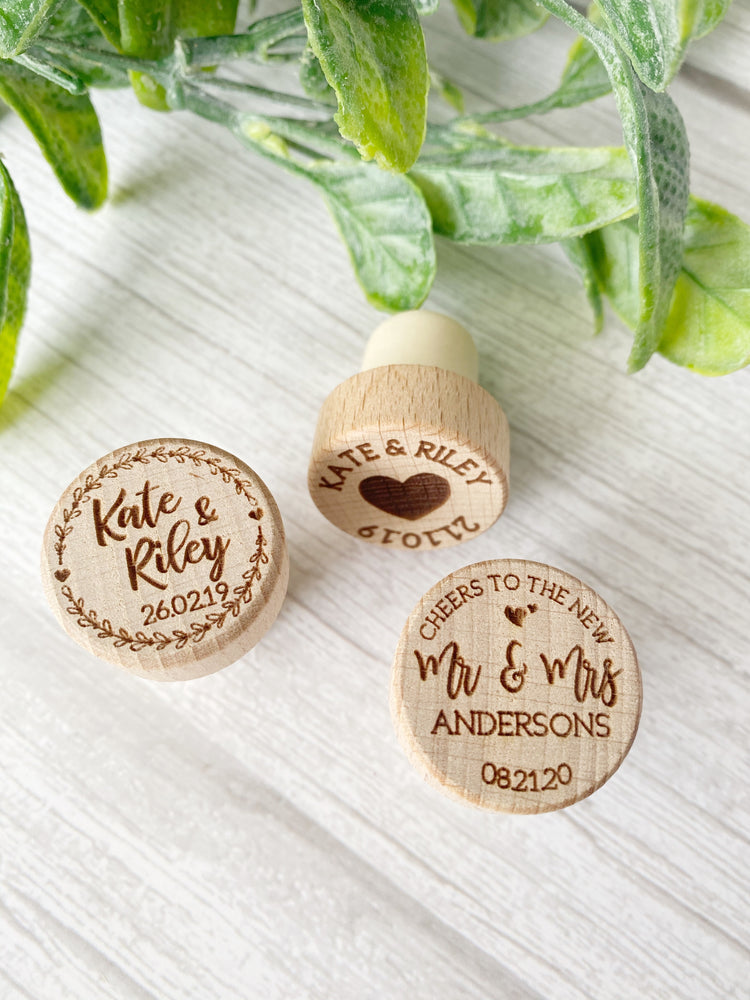 Personalised Wine Bottle Stopper