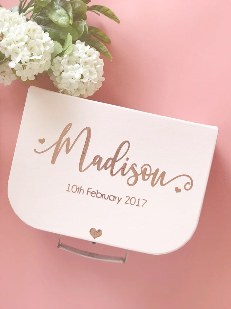 Personalised Bridal Suitcase Gift Box